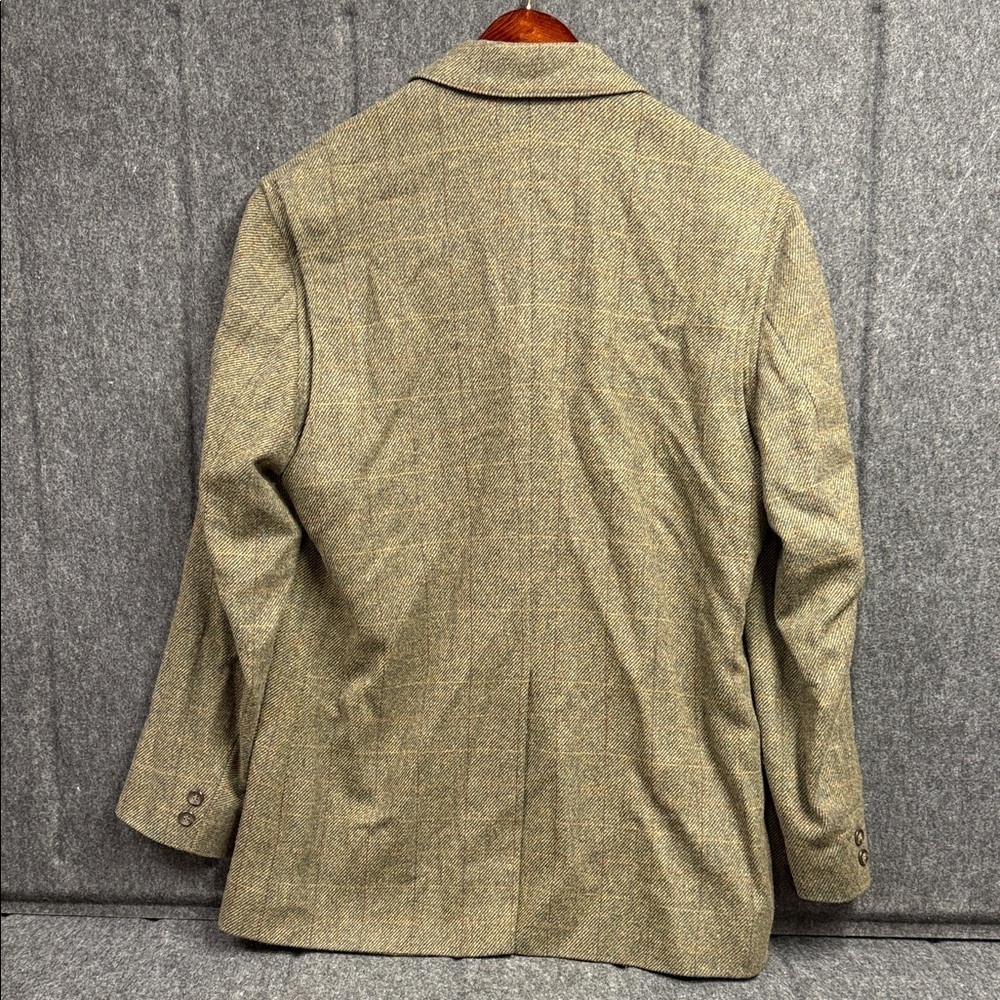 Pendleton Houndstooth Olive Tweed Blazer - Picture 3 of 7